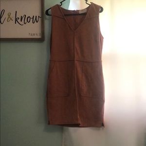 Sienna Sky pink velvet dress. Size large